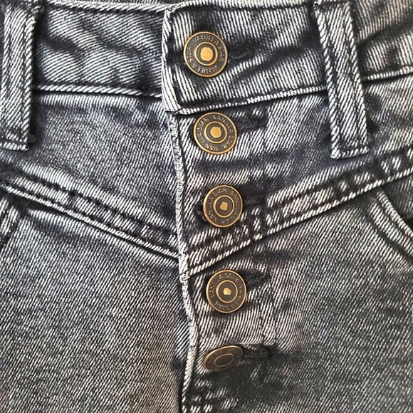 Vanilla Star Highrise Skinny Black Stone Wash Jeans Junior's Waist 26 / Size 3 - Picture 6 of 12